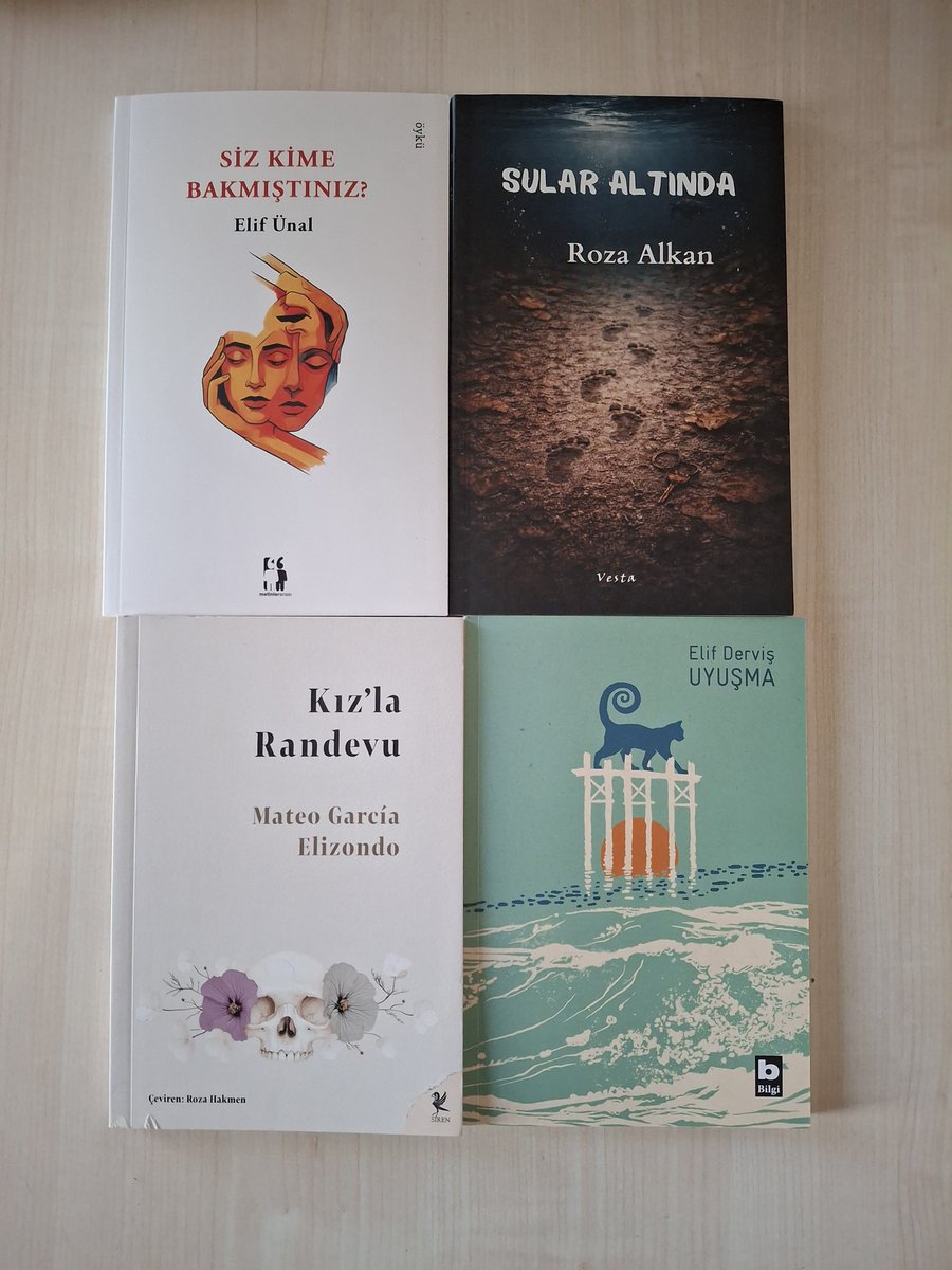 Kitap çekilişi: Hesabımızı takip edip bu tweeti RT edenler arasından bir okurumuza fotoğraftaki kitapları hediye ediyoruz. Çekiliş sonucu 18 Şubat Çarşamba günü açıklanacak.