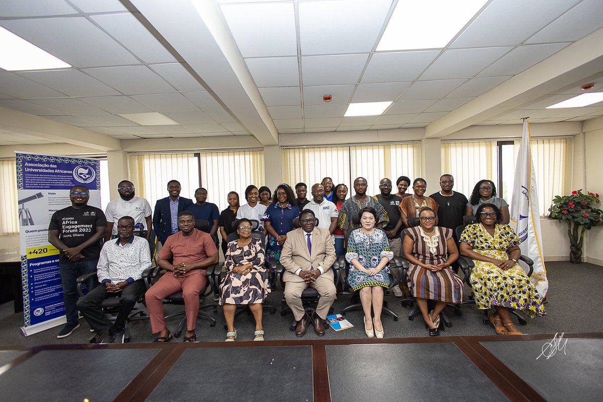 AAU_67's tweet photo. AAU Honours Professor Peng Yi 🇨🇳🤝🌍

The Association of African Universities (AAU) held a farewell gathering in honour of Professor Peng Yi on Friday, February 6, marking the successful completion of her one-year secondment from the China Association of Higher Education (CAHE) to the AAU Secretariat in Accra, Ghana.

During her tenure, Prof. Peng Yi was a passionate advocate for higher education and China–Africa academic cooperation. She played a pivotal role in strengthening partnerships between African and Chinese universities, advanced the visibility of the exchange mechanism, and supported high-level diplomatic engagements.

The AAU expresses its deep appreciation for her dedication, professionalism, and unwavering belief that every task must be done and done well. In recognition of her outstanding contributions, Professor Peng Yi has been appointed an AAU Ambassador to China for a five-year term.

We look forward to her continued support and collaboration as a strong ambassador for African higher education. 🌍✨

#AAU #ChinaAfricaCooperation #HigherEducation #AcademicPartnerships #AAUAmbassador #GlobalCollaboration