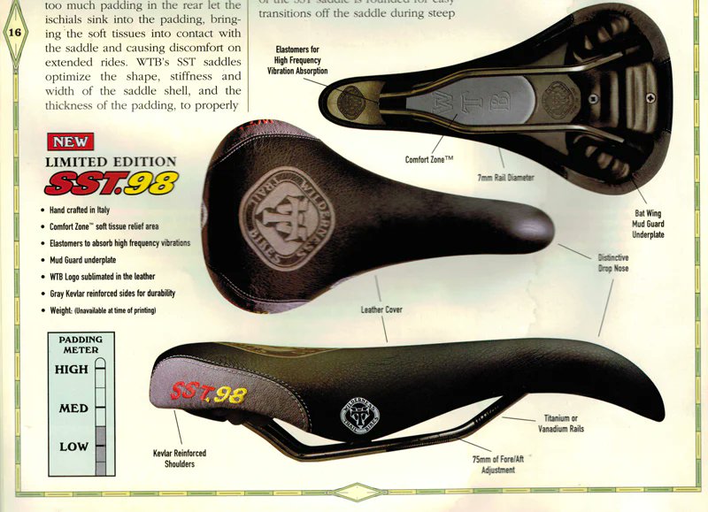 [...続き]
そんなマイクさん長年のお気に入りのWTB廃盤サドルが10年ぶりに。「SST以外ならコラボはそもそも乗り気じゃない」とのことでしたが、WTBに金型が残っていた奇跡により無事🙌✨ドカっとプリントのBMCロゴもOGテイストな仕上がり🐯先ほどオンラインストアにて販売開始
store.bluelug.com/wtb-sst-saddle…