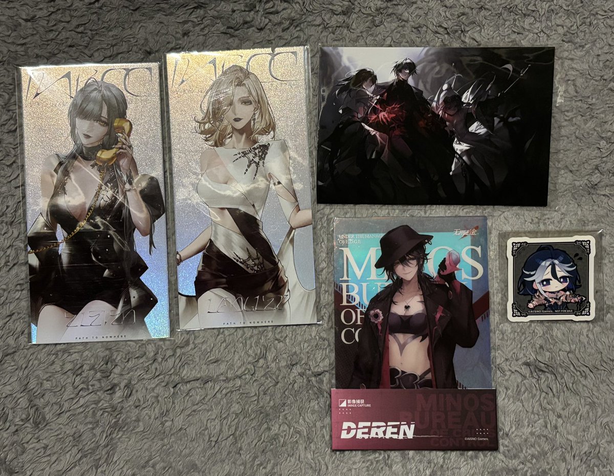jun_pekoe's tweet photo. [交換]無期迷途 カラ鉄

[譲]画像1、2

[求]画像3枚目各1点(コンプ目的)
異種カメリアン

👑はカラ鉄クリアカード、コースター>決まり次第他

郵送希望です。
お気軽にお声掛けください。 https://t.co/U9FO5cxEQX