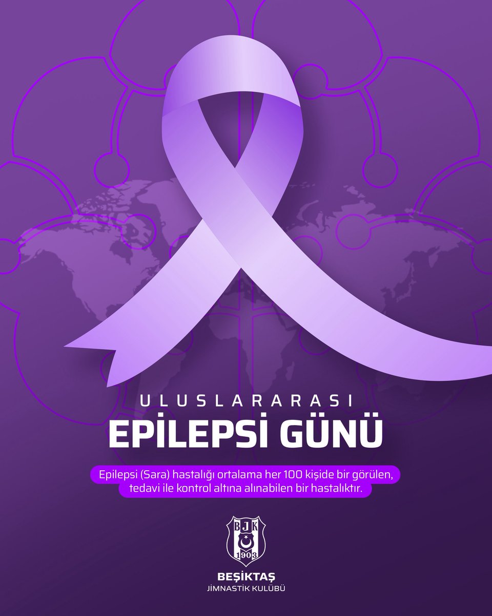 Epilepsi bir engel değil, doğru bilgi ve farkındalıkla yönetilebilen, tedavi edilebilir bir sağlık durumudur. 

Epilepsiyle yaşayan milyonlarca insanın farkında olalım.

#UluslararasıEpilepsiGünü | #EpilepsiFarkındalık