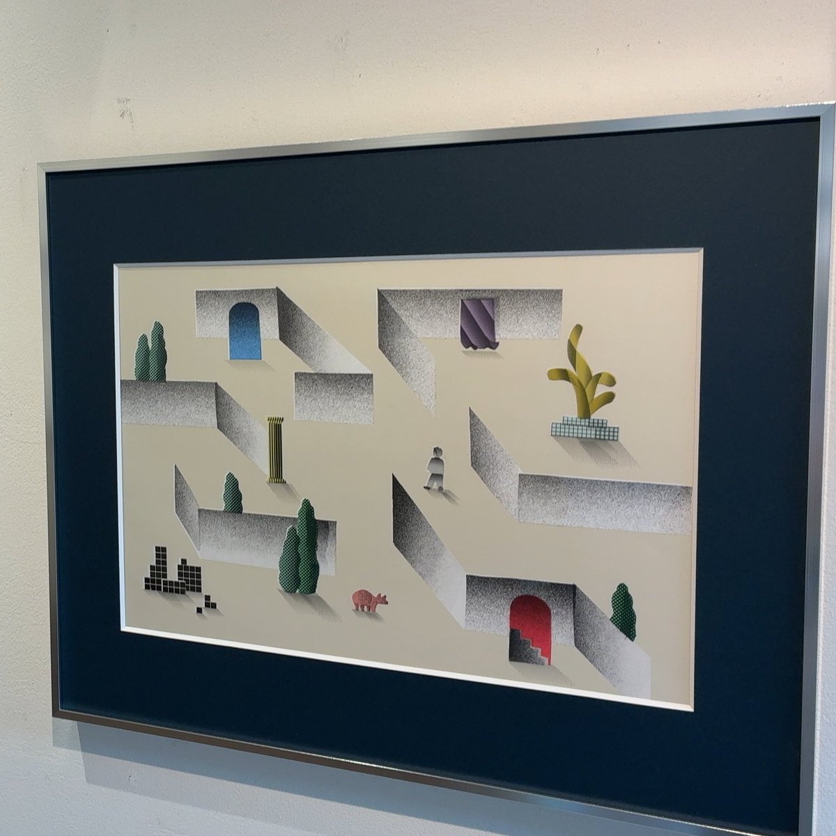 本日は黒﨑威一郎さん <a href="/ivichiro/">Iichiro Kurosaki</a> の個展MAP へお邪魔しました🚶

草むら、ビル、お花、道路…と、作品はアイシースクリーンを用いて制作されています🌱砂目をたくさんご愛用いただき、重ねたりズラしたりの表現方法にとてもワクワクしました。

展示は<a href="/HBGALLERY/">HB GALLERY</a> さん11日まで📅
詳細はご覧ください▼