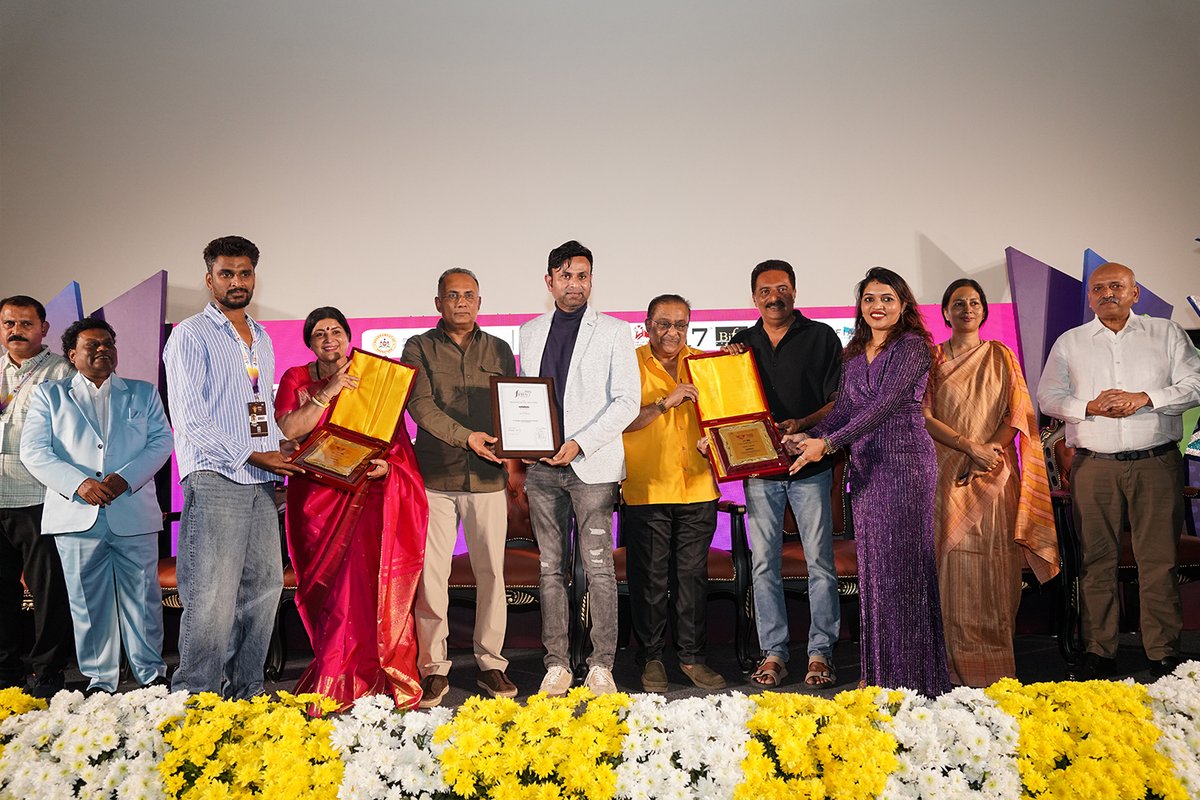 BIFFESBLR's tweet photo. Here are the award winners of the Indian Competition Section at the 17th BIFFes 2026.

Congratulations to all the filmmakers for their outstanding achievements.

#17thBIFFes #BIFFes2026 #FIAPF #WorldInBengaluru #FilmFestival #IndianCompetition #AwardWinners #IndianCinema https://t.co/JFSuECLDp3