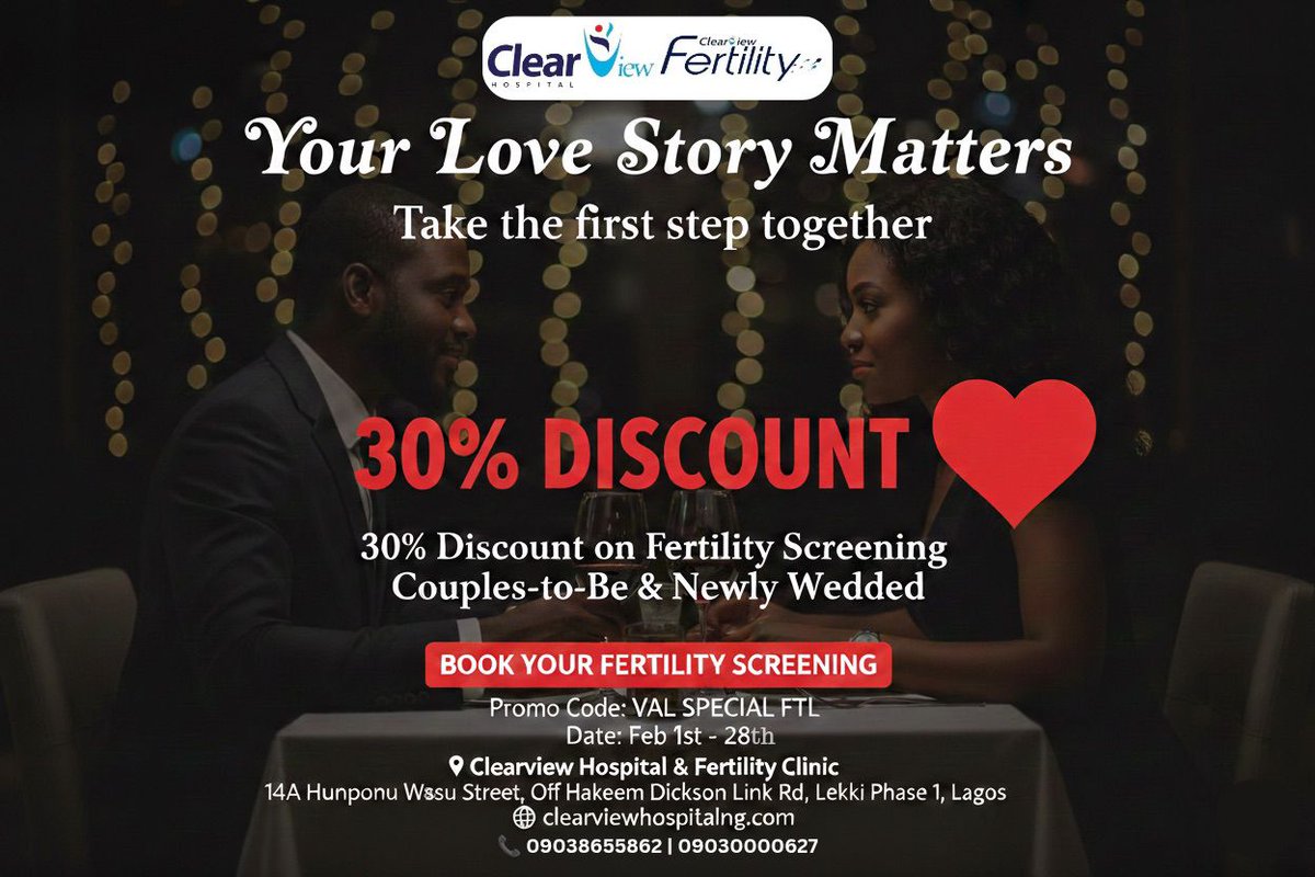 ClearviewHosp's tweet photo. New week, new possibilities 💕 Start your journey to parenthood this February with 30% off fertility screening at Clearview Hospital and Fertility. Because love is the first step to every dream. 💖
#clearviewhospital #clearviewfertility #ivf #iui #surrogacy #motherandchild https://t.co/BDVxJk3u6B