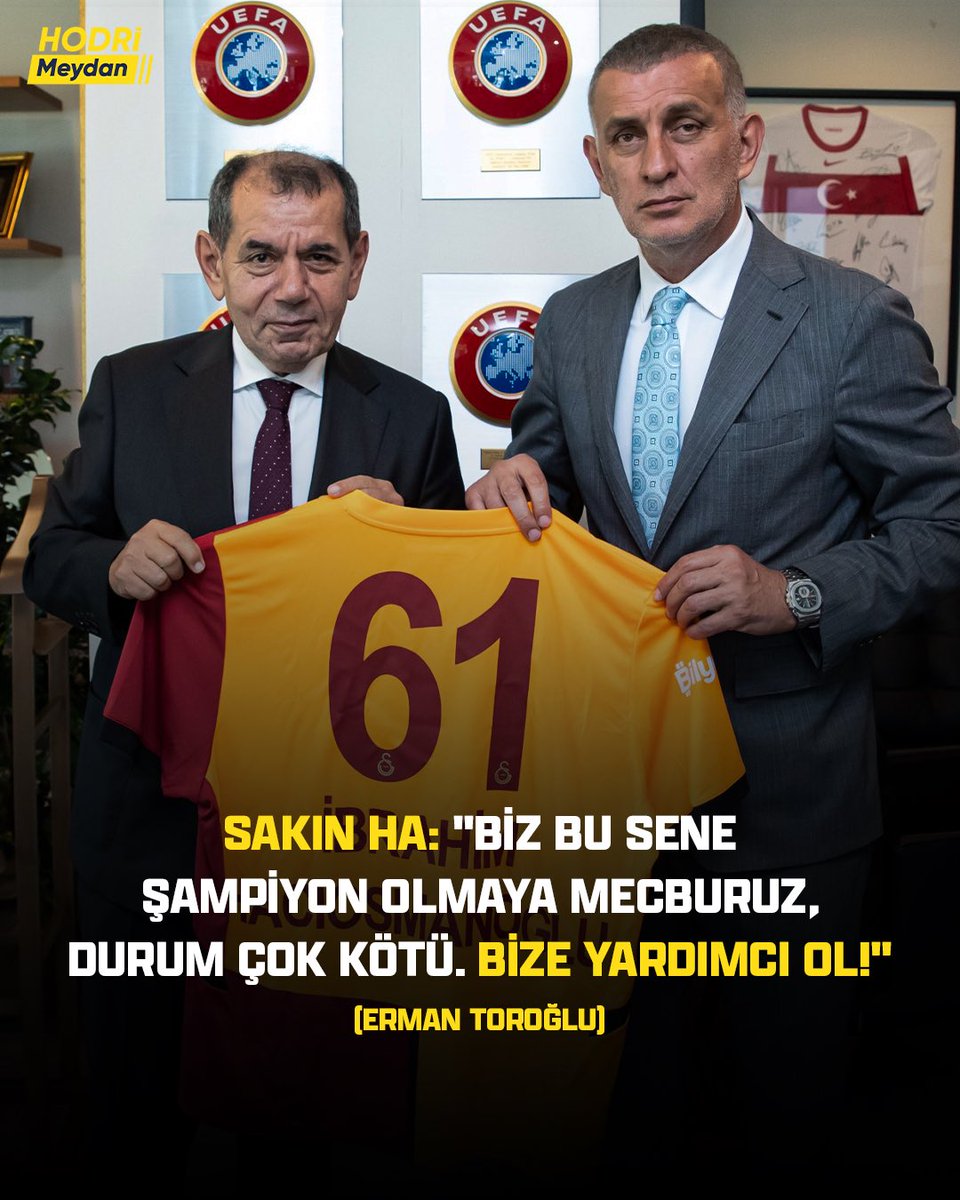 HodriMeydan_TV's tweet image. Erman Toroğlu, "Sakın ha" lafının ne demek olduğunu açıkladı!

Galatasaray Başkanı Dursun Özbek, düzenlediği basın toplantısında TFF Başkanı İbrahim Hacıosmanoğlu'na "Sakın ha aramızdaki şeyleri çıkıp anlatma" demişti.