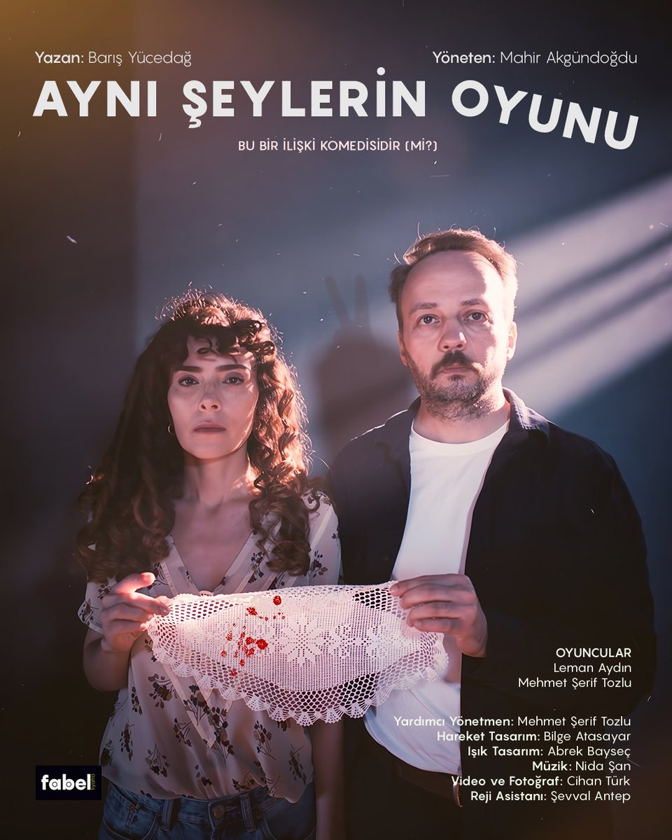 Dünyanın herhangi bir yerinde, herhangi bir zamanında tanışır Nena ve Frank. Sonra? 

Aynı Şeylerin Oyunu 
18 Şubat Çarşamba 20:30'da <a href="/HilltownSe/">Hilltownseyirliksahne</a>'de.
Biletler biletinial.com/tr-tr/tiyatro/… adresinde ve sahne gişesinde.