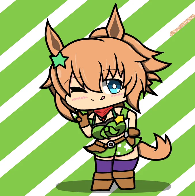 タイキシャトルちゃん…描きたい… _( _'ω`)_