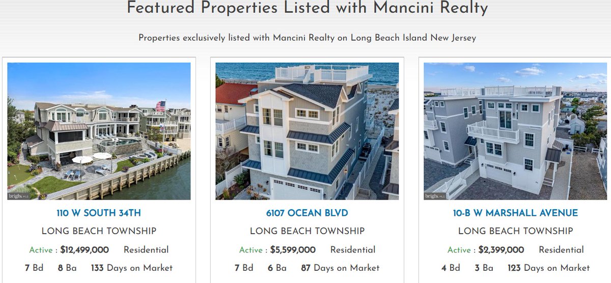 Featured properties for sale on #LBI at mancinirealty.com/featured.php