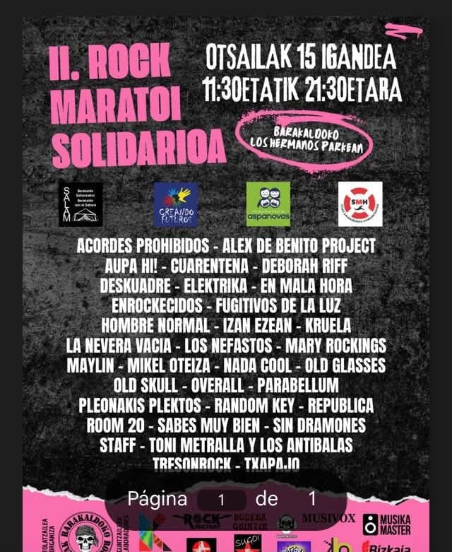Deborah_Riff's tweet photo. Será por bandas!!! Las mejores rabas de Barakaldo en el Parque de los Hermanos @aspanovas #creandofuturos @maydayterraneo #salam #concierto #deborahriff #barakaldorocktaldeak https://t.co/U5AYk45q2m