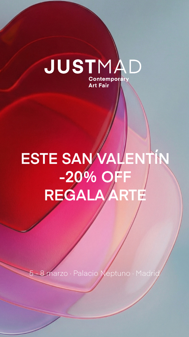 justfairs's tweet image. Para celebrar el amor (y el amor al arte), 20% de descuento en las entradas de JUSTMAD 2026. REGALA ARTE: una invitación a mirar juntos, a descubrir, a debatir, a salir con una obra que se queda.

entradas.com/event/feria-de…

La promoción estará disponible del 9 al 15 de febrero.