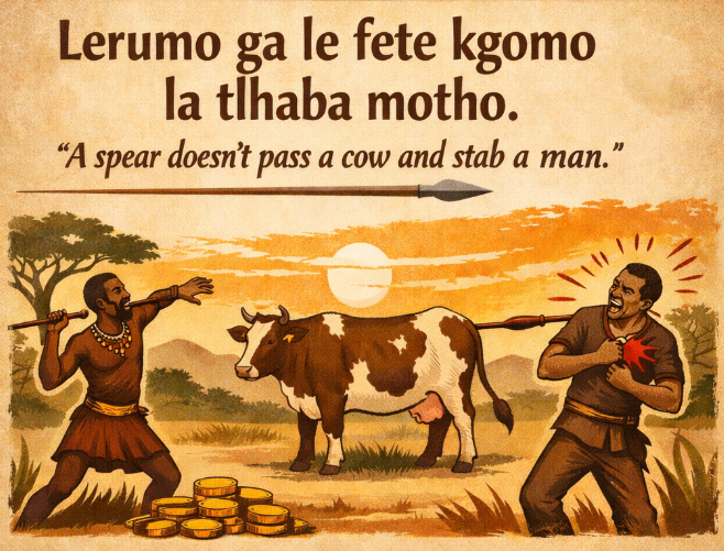 Our people knew that no amount of money could be paid to buy a person's life.

But today, you can often read news about a person being killed for 5k or less 😏