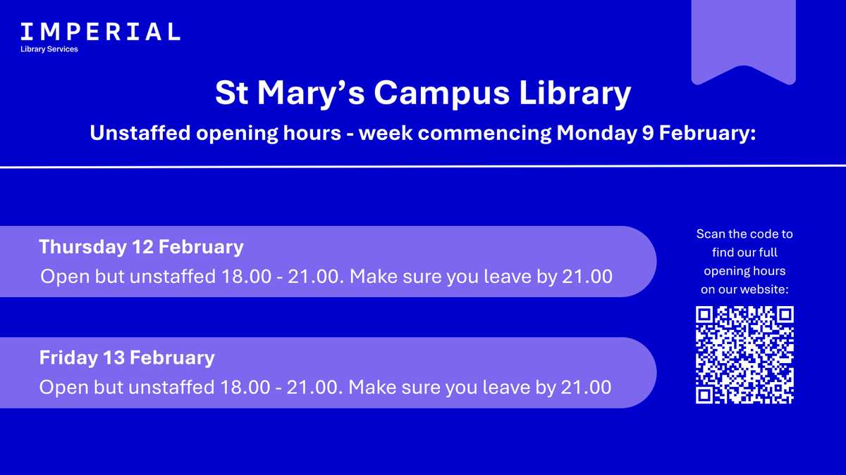 Imperial's Medicine Libraries tweet media