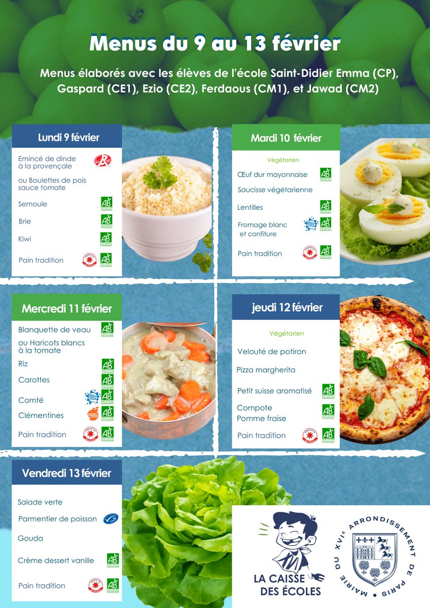 CAISSE DES ÉCOLES PARIS 16 tweet media