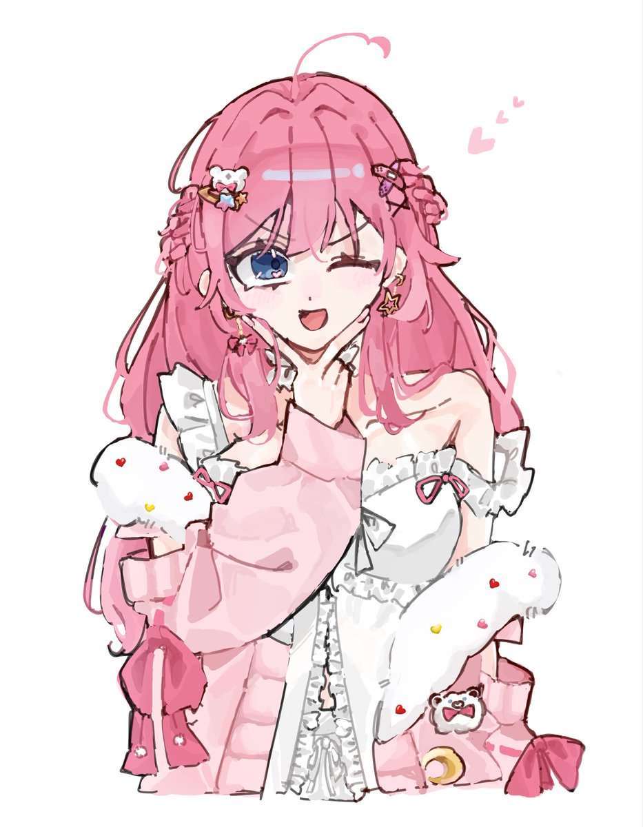 SanHono3's tweet photo. 新衣装のハーフアップが好きすぎて滅

 #もちめるあーと https://t.co/5v4O7X4TD7
