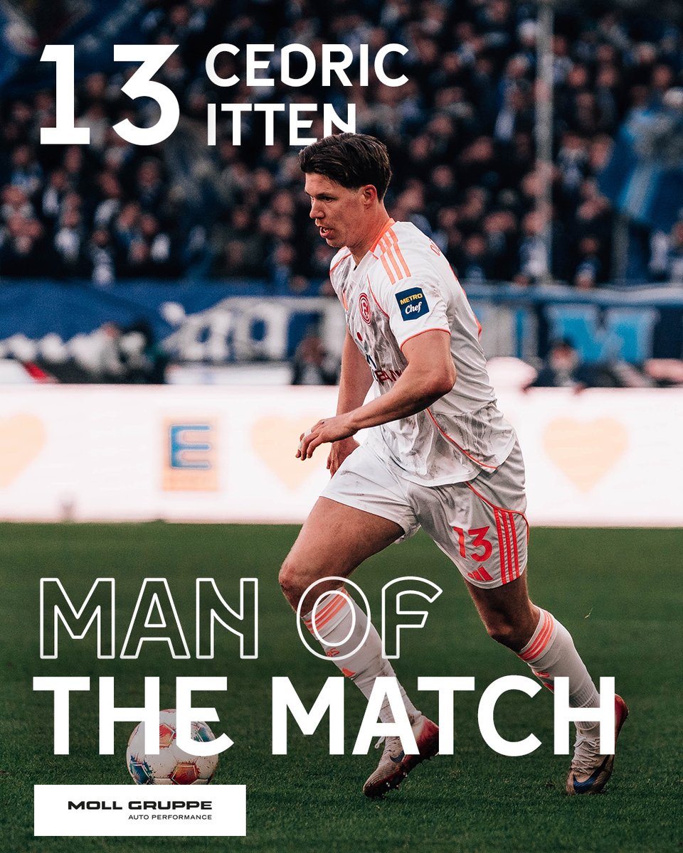 f95's tweet image. Ihr habt entschieden: Cedric #Itten ist Euer „Man of the Match“ aus #KSCF95 👏

🥇 Das hast Du Dir absolut verdient, Cedi! 🙏

#f95 | 🔴⚪