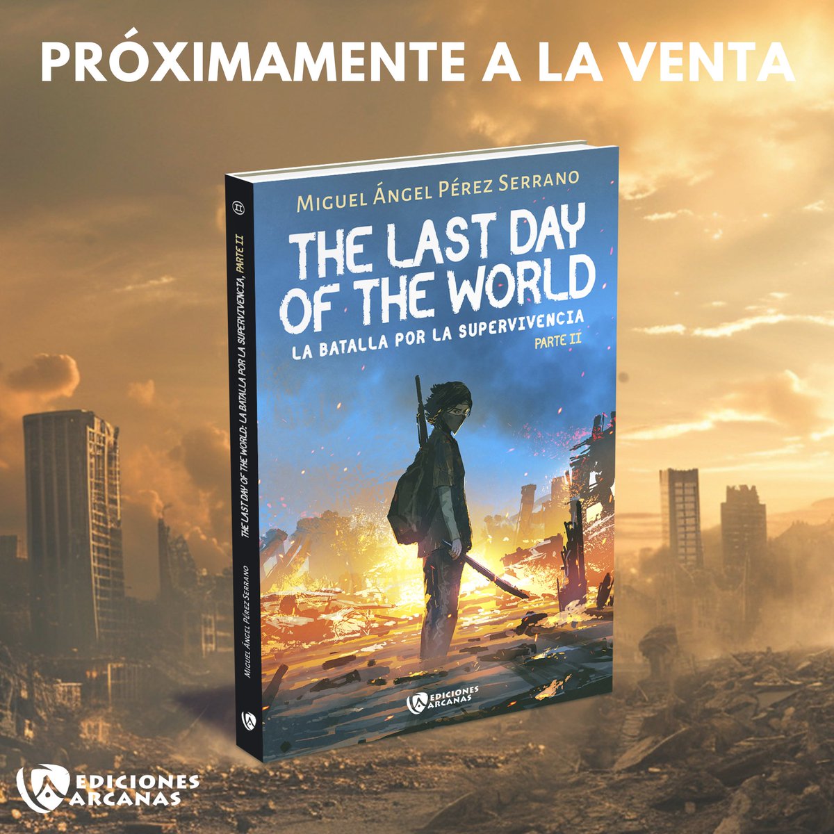🥳Os traemos más #publicacionesarcanas para llevar mejor este mal tiempo🥶
🧐 @miguelangelps172  nos trae el desenlace de su #novela #thelastdayoftheworld
😜#zombies y la #luchaporlasupervivencia  Próximamente en #EdicionesArcanas

#libros #fantasía #NuevasLecturas