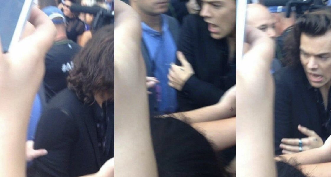 aleestyles91's tweet photo. when a fan pinched harry to see if it was real😭 https://t.co/eHMHn61DPv