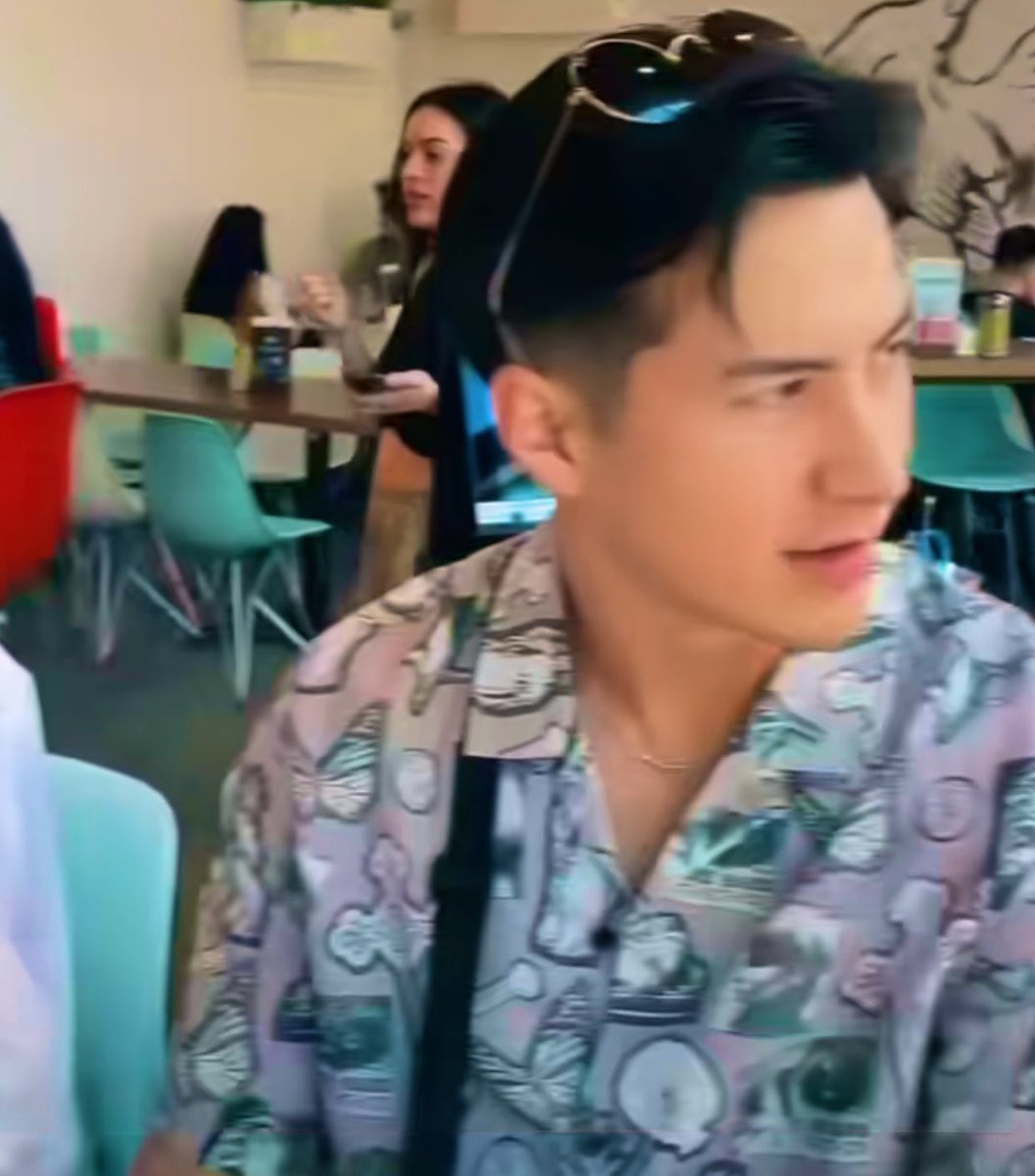 the undercut and shades on head 🫠