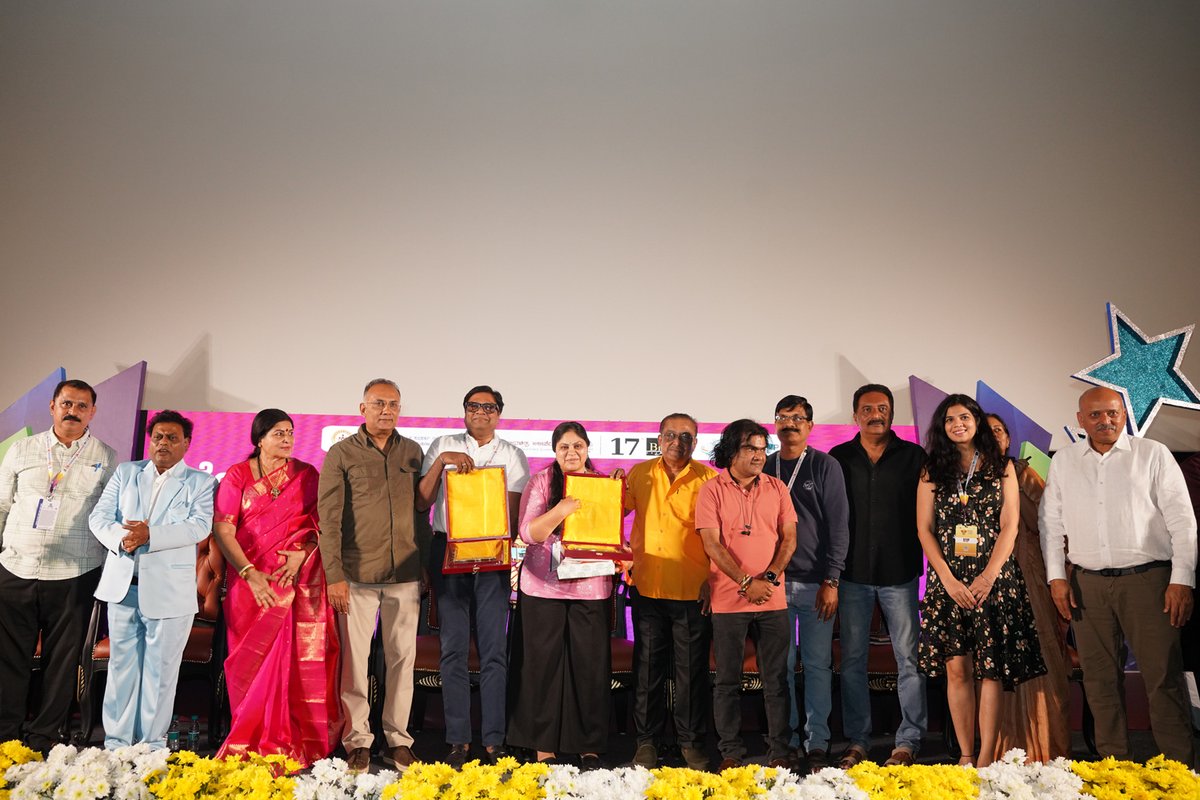 BIFFESBLR's tweet photo. Celebrating the finest in Kannada cinema
Presenting the award winners of the Kannada Competition Section at the 17th BIFFes 2026.
Heartfelt congratulations to all the filmmakers.

#17thBIFFes #BIFFes2026 #FIAPF #WorldInBengaluru #KannadaCompetition #AwardWinners #KannadaCinema https://t.co/iG6wOMnhPX