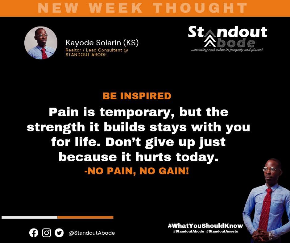 kayodesolarin's tweet photo. Hard times feel heavy, but they don’t last forever. Pain is temporary, but the strength it builds stays with you for life. Don’t give up just because it hurts today

The breakthrough is usually hiding behind the hardest moments. Keep pushing,your reward wil outshine the struggle https://t.co/TZvarAnHxa