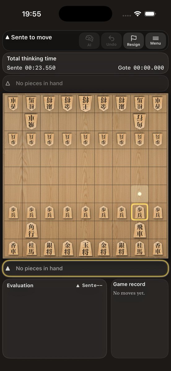 whistext's tweet photo. Shogi Lab Lite is out.

100% FREE and fully functional. Even with ads, the clean UI ensures a focused experience. No hidden subscriptions.

100% Free

Clean Design

Strong AI

Get it now: https://t.co/8A9wkQEY5a

#Shogi #BoardGames #FreeApp #ShogiLab https://t.co/liSy4UmucY