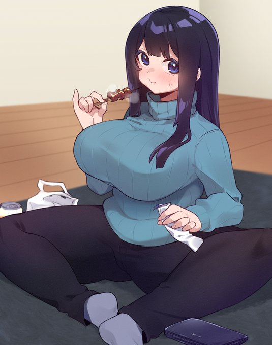 今日は肉の日～
コンビニから帰ってきてすぐ焼き鳥食べちゃう女子 