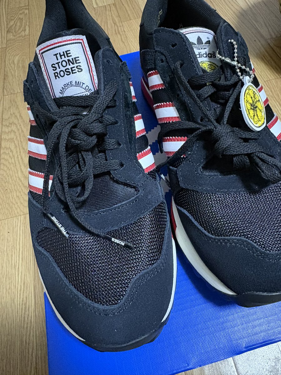 adidas×#TheStoneRoses ZX 600 MUFC 届いた！めっちゃ嬉しい