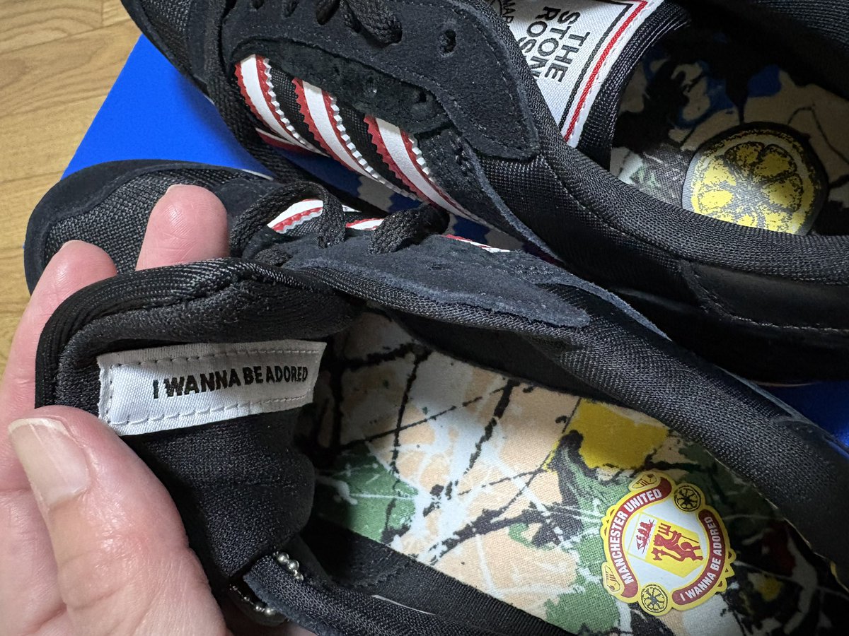 adidas×#TheStoneRoses ZX 600 MUFC 届いた！めっちゃ嬉しい