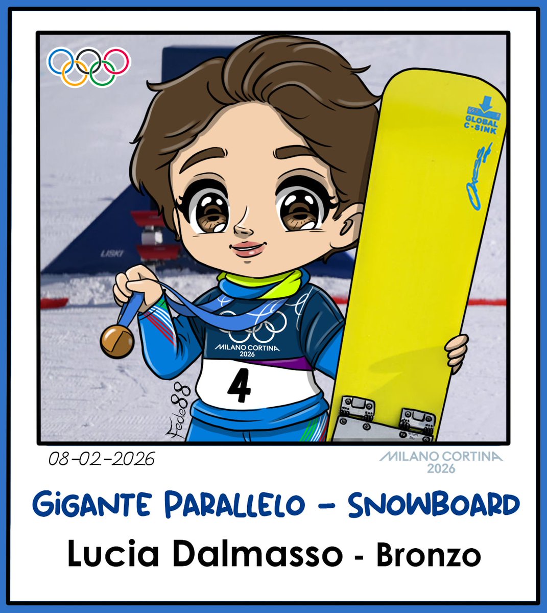 Gigante Parallelo - Snowboard 
Lucia Dalmasso - Medaglia di Bronzo 🥉
<a href="/ItaliaTeam_it/">ItaliaTeam</a> 
<a href="/milanocortina26/">Milano Cortina 2026</a> 

#milanocortina2026 #italiateam #olimpiadi #olympic
