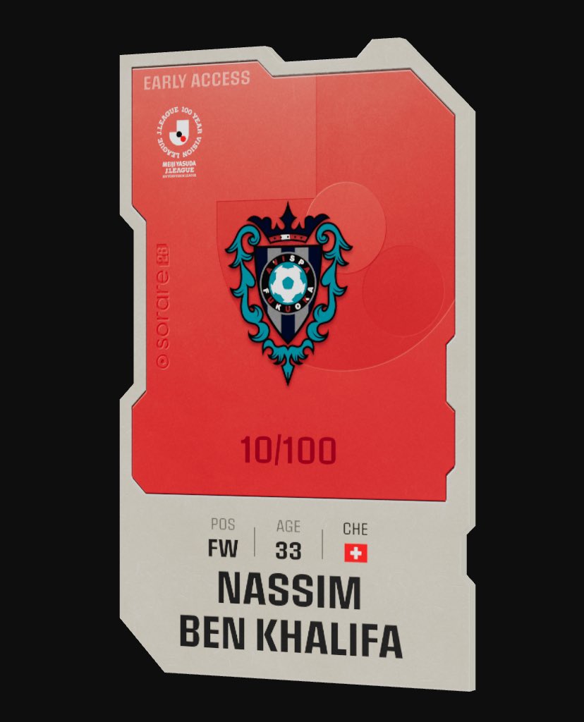 EricvgSorare's tweet image. #Sorare 🔴Rare Ben Khalifa #Giveaway !🎊

Win a new J1League card👀

To enter:      
⭐️ RT/❤️this post and (important) the post you have below👇
⭐️ Follow
⭐️ Comment your Sorare name!

I’ll DM winner on Thursday.
Good luck!🍀

#sorare #soraregiveaway #Giveaway #freecard #NFT