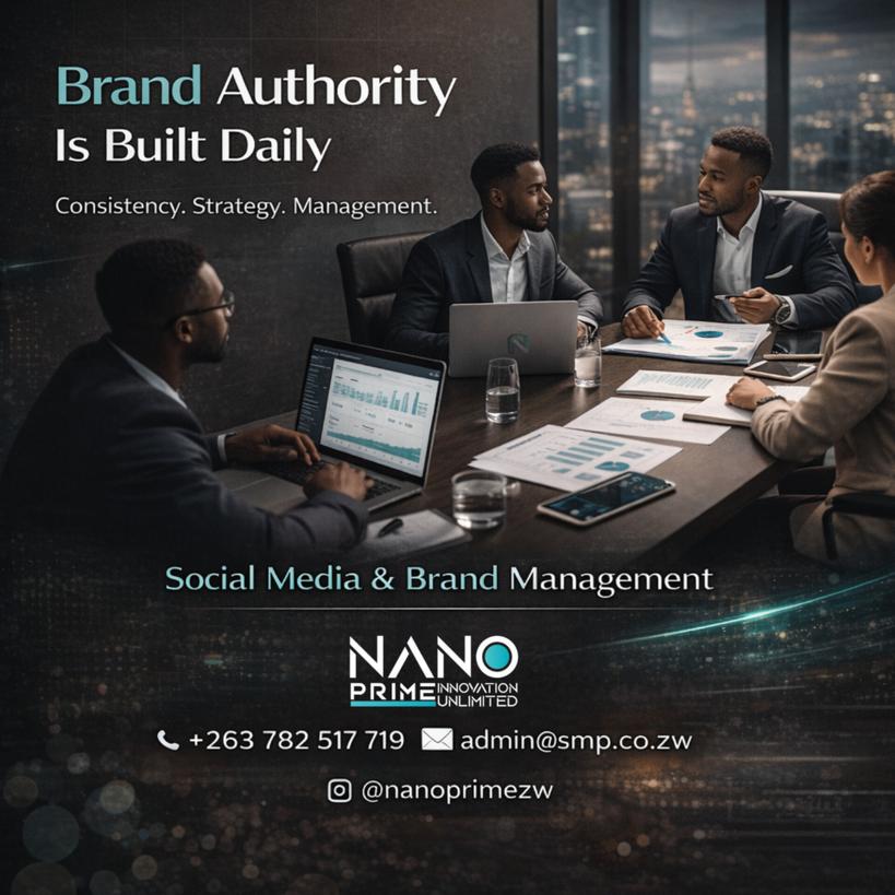 NanoPrimeZw's tweet image. Brand authority isn’t built overnight — it’s built daily.
For corporate brands, consistency + strategy + management turn visibility into trust and trust into growth.

Let NanoPrime manage your brand the right way.
#MomentumMonday #NanoPrimeZw #BrandManagement #CorporateBranding