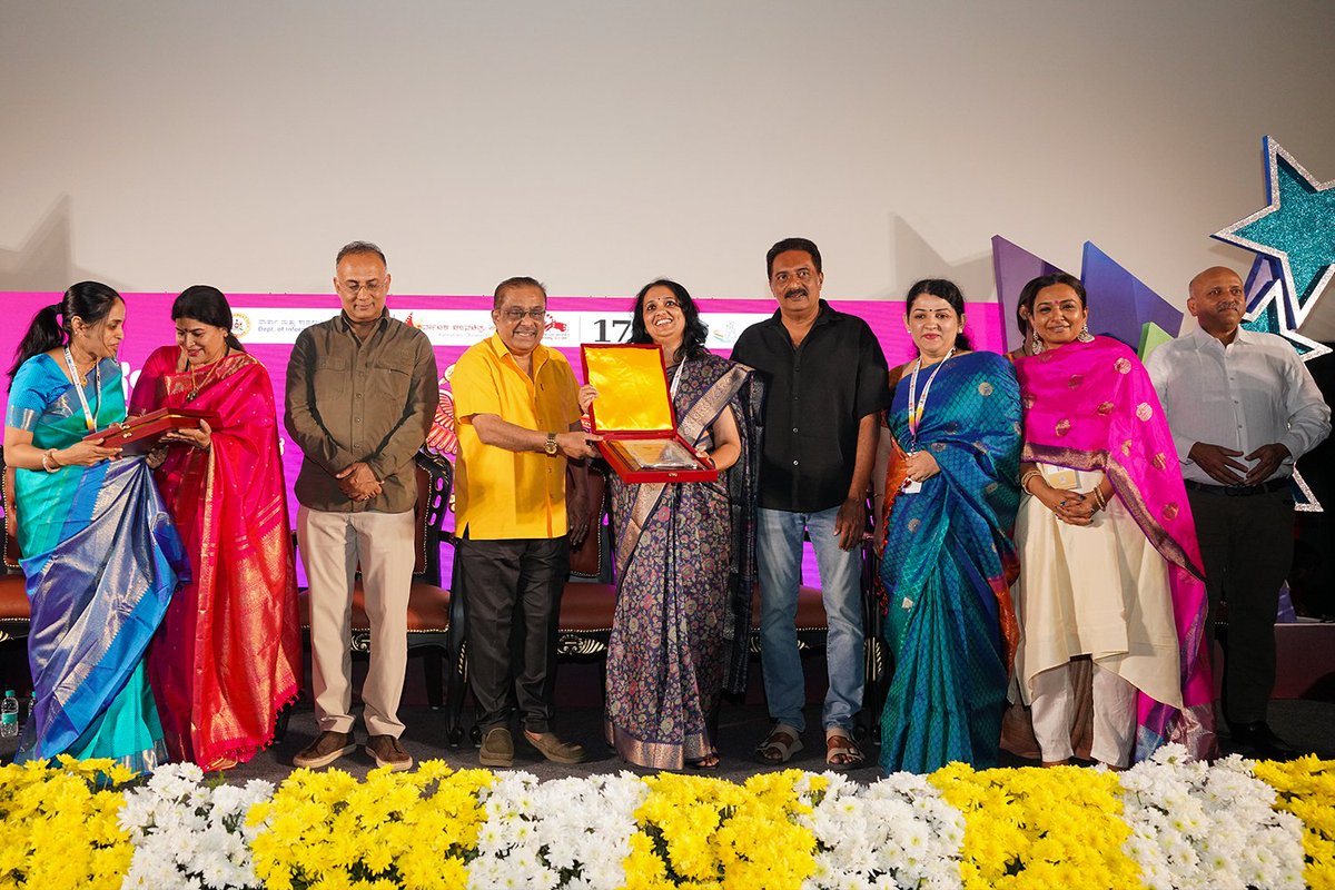 BIFFESBLR's tweet photo. Celebrating the finest in Kannada cinema Presenting the award winners of the Kannada Competition Section at the 17th BIFFes 2026. Heartfelt congratulations to all the filmmakers.

#17thBIFFes #BIFFes2026 #FIAPF #WorldInBengaluru #KannadaCompetition #AwardWinners #KannadaCinema https://t.co/TsluKV8TEy