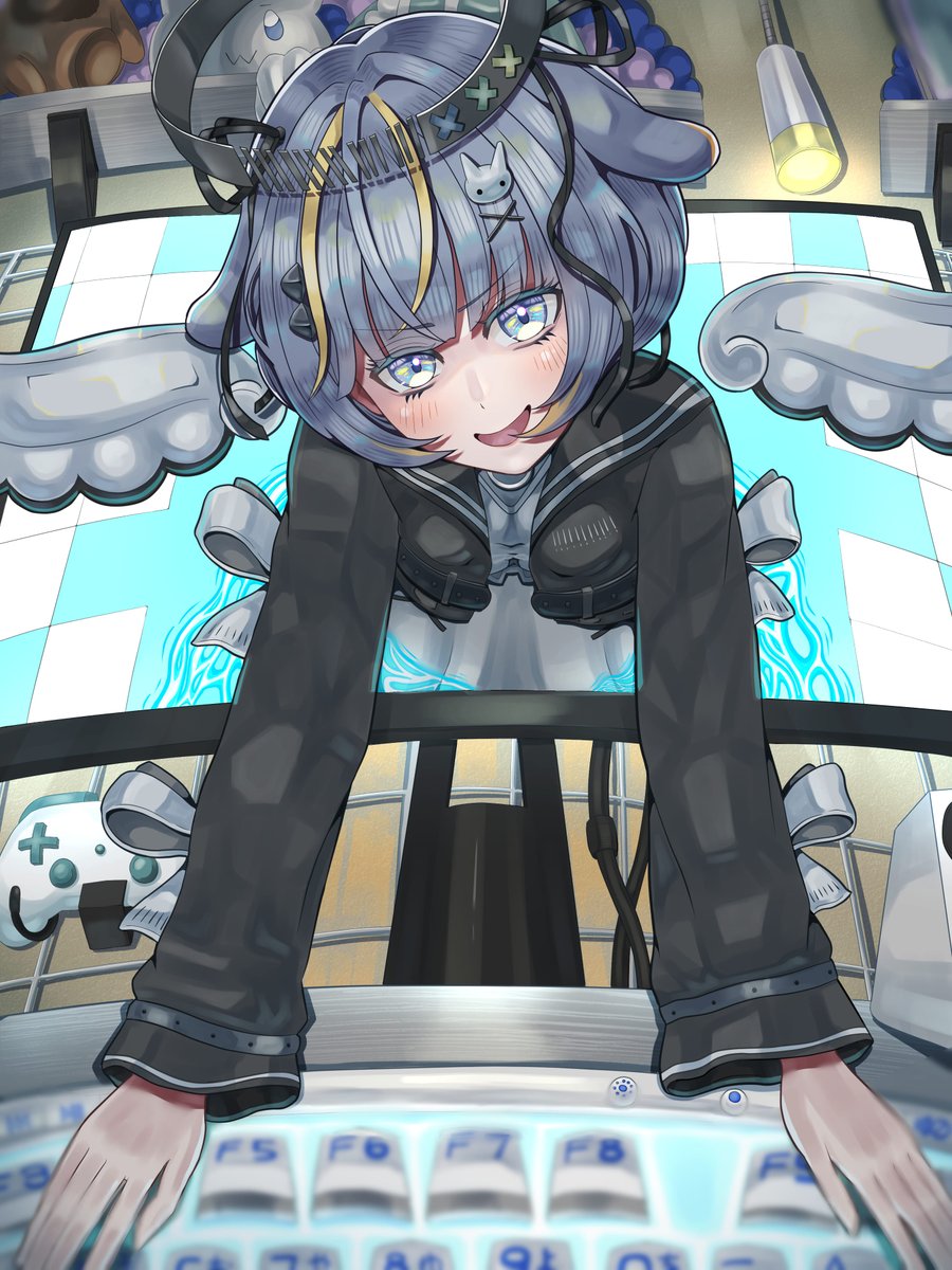 来ちゃった꒰ᐡ⩌⸝⸝⩌ᐡ꒱ #モニあーと #イラスト