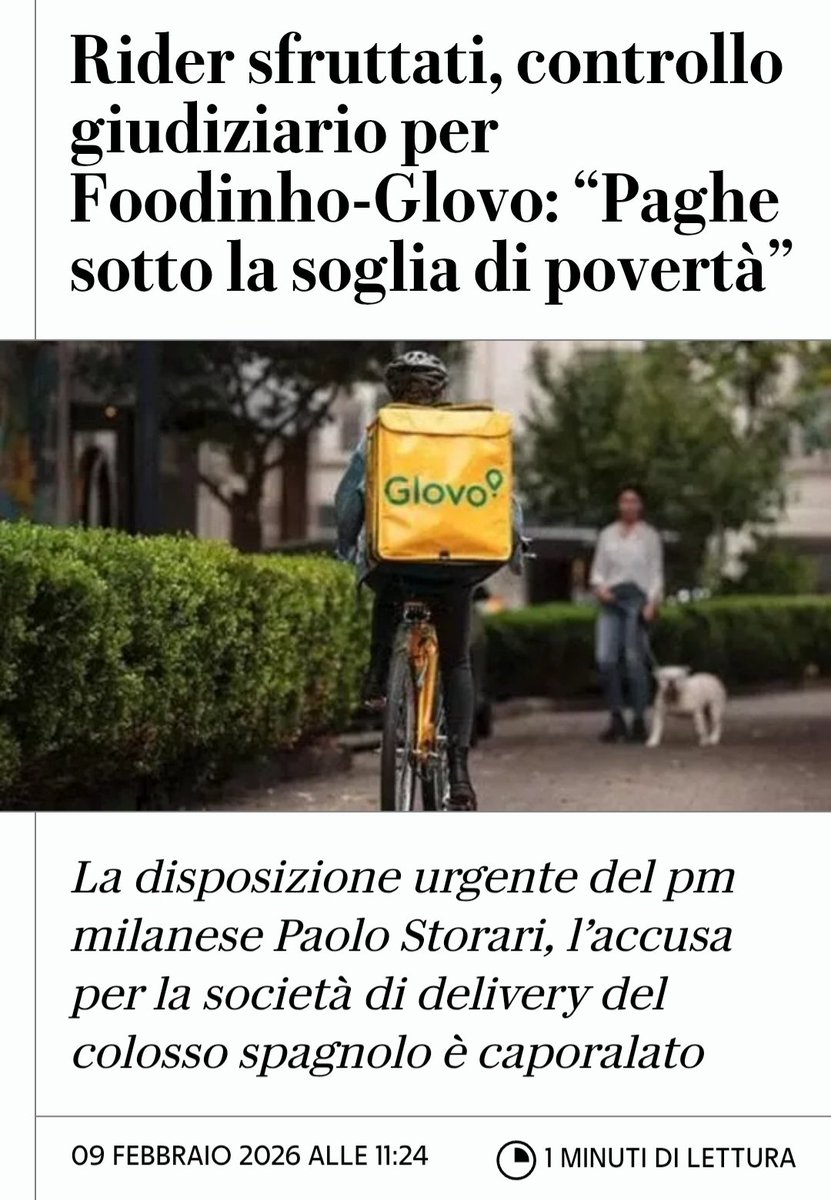 Virus1979C's tweet image. #Rider sfruttati e paghe sotto la soglia di povertà.