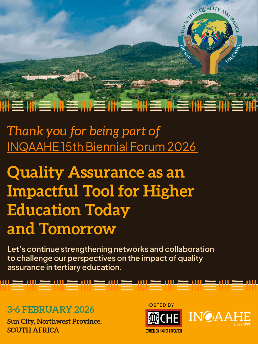 INQAAHE - International Network for QAAs in HE tweet media