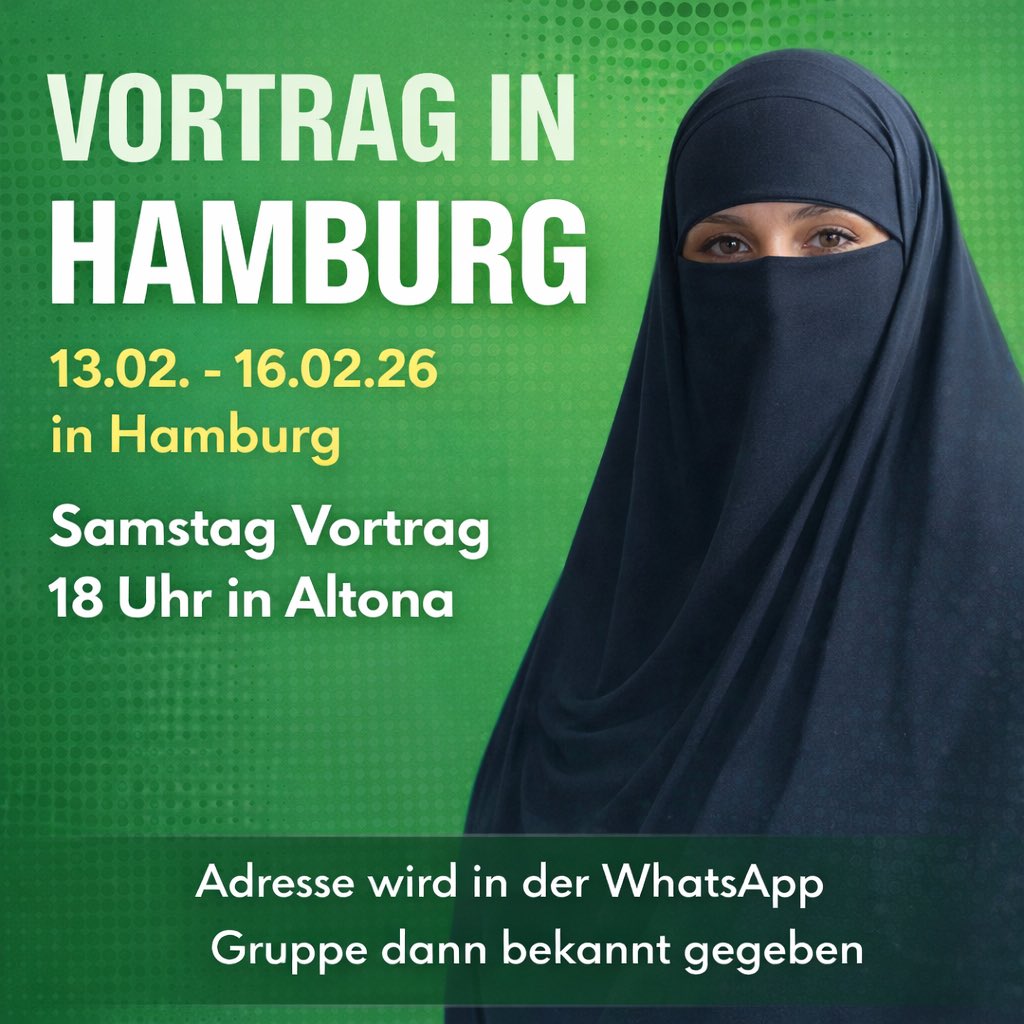HannaHansen's tweet image. Nach #Duisburg, #Düsseldorf und #Köln, freue ich mich auf euch Schwestern am Wochenende in #Hamburg in schaa Allah.