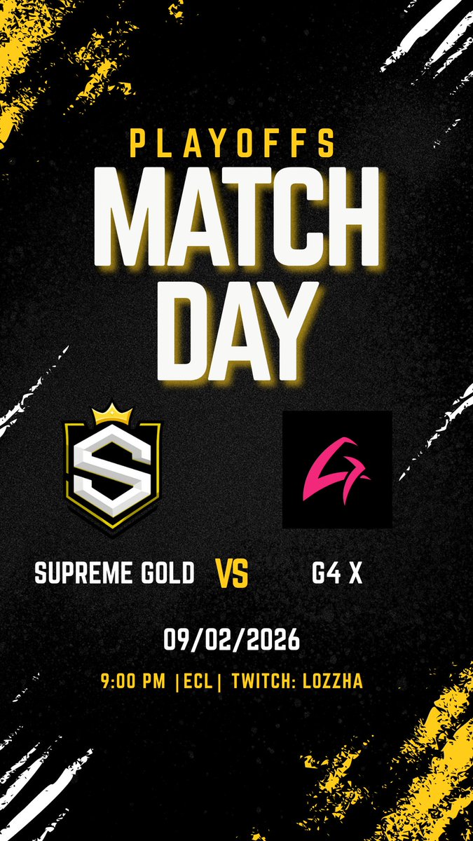 Last grand finals for Supreme in s1 as we see Gold take on G4 X. Will gold win div 4 undefeated? 

GL to the goats <a href="/Itslimiiited/">Limited</a> <a href="/JulianSzn05/">JulianSZN</a> <a href="/PMXL12/">Paulinho</a> <a href="/Mitch_cod98/">Mitch</a> 

🕛9:00pm GMT
🎥twitch.tv/eucompleague_b…

#StaySupreme #GoldenGames