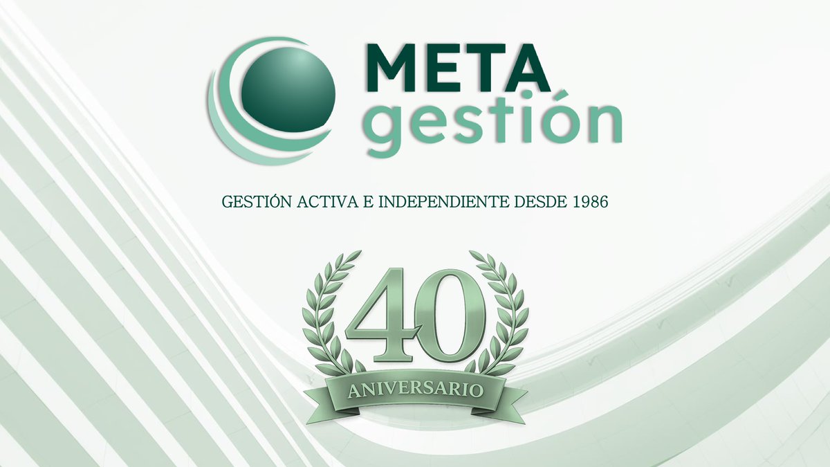 Metagestión cumple 40 años.
Cuatro décadas de gestión independiente y activa. En un sector donde lo difícil es mantener convicción a largo plazo, seguimos fieles a una forma clara de invertir: análisis, disciplina y horizonte largo.
Gracias a nuestros partícipes por la confianza.