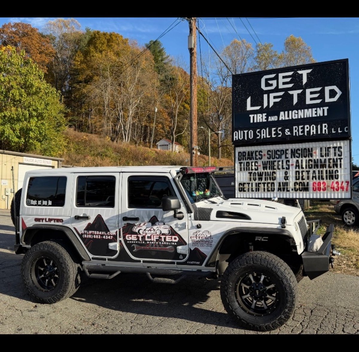 IncredibleAVL's tweet image. Get Lifted Auto Sales &amp;amp; Repair specializes in general auto repair, off-road customization, and vehicle sales, backed by ASE, Hunter Alignment, IMACA A/C, and TIA certifications. Go see them for all your vehicle needs.
#AutoRepair #alignment #towing
incredibletowns.com/directory/get-…