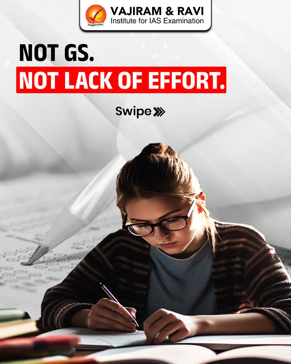 VajiramRavi's tweet photo. If you’re preparing for UPSC 2026, don’t let one paper undo months of hard work.
Practice regularly. Clear the cutoff comfortably.
To know more: https://t.co/MIf4pWtrD9

#CSAT #CSAT2026 #UPSC2026 #UPSCPrelims #UPSCPreparation #CSATPrep #CSATFailure #PrelimsReality https://t.co/p6rWFyvcuc