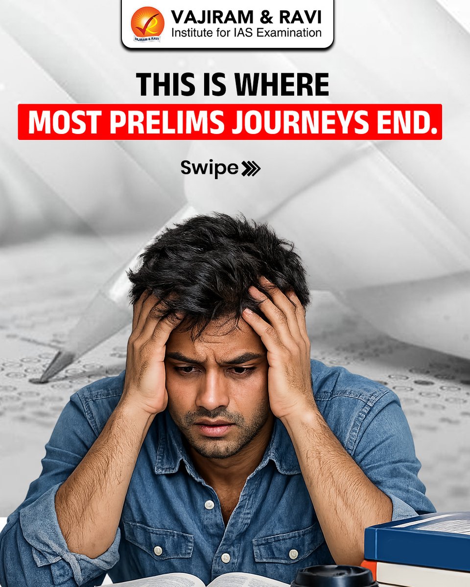 VajiramRavi's tweet photo. If you’re preparing for UPSC 2026, don’t let one paper undo months of hard work.
Practice regularly. Clear the cutoff comfortably.
To know more: https://t.co/MIf4pWtrD9

#CSAT #CSAT2026 #UPSC2026 #UPSCPrelims #UPSCPreparation #CSATPrep #CSATFailure #PrelimsReality https://t.co/p6rWFyvcuc
