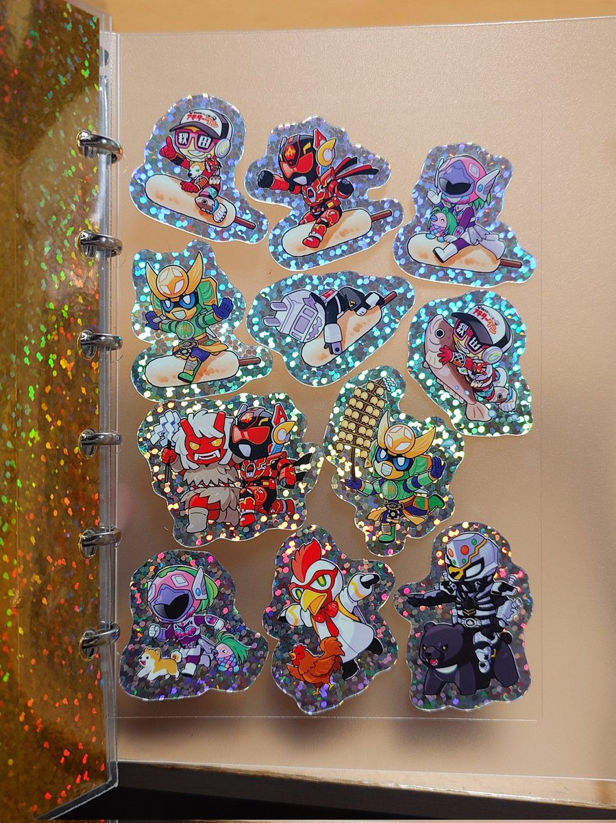 キラキラシールも試作🥰