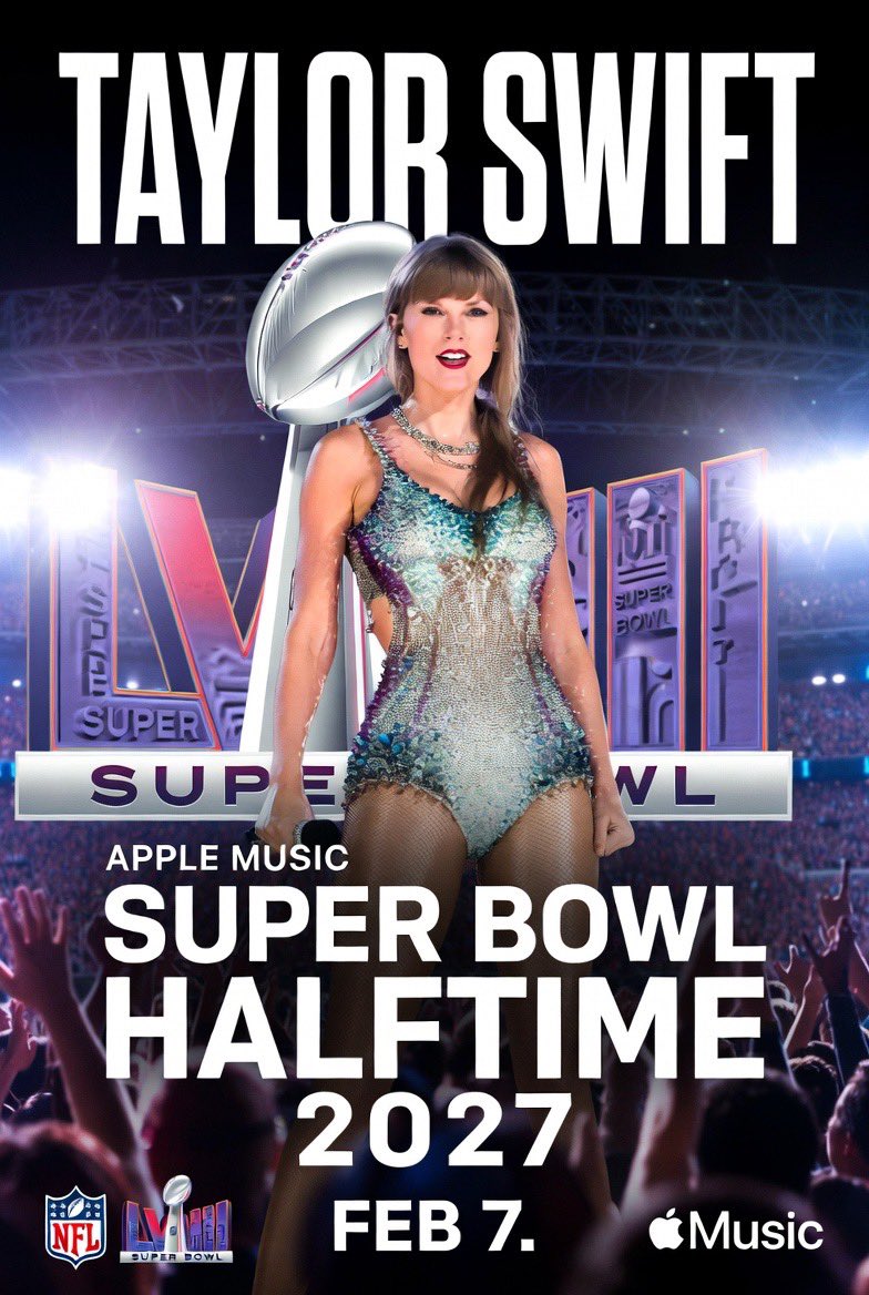 2027 taylor bowl setlist

Cruel summer
The fate of Ophelia
You belong with me
We are never ever getting back together
Wildest dreams
Love story
22
Bad blood
I knew you were trouble
Our song (acoustic)
Style 
Black space
Shake it off