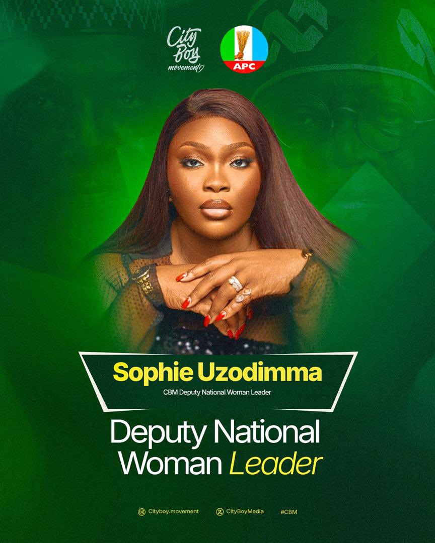 CityBoyMedia's tweet photo. When women lead, movements grow stronger
Meet Hon. Sophie N. Uzodimma Onovo, Deputy National Woman Leader of the City Boy Movement.
CBM continues to evolve with vision and purpose, driven by dynamic leaders committed to inclusivity, grassroots empowerment, and advancing the Renewed Hope Journey.
This is the spirit CBM leadership with intention, structure with purpose, and service that drives transformation.

#CityBoyMovement #RenewedHopeAgenda