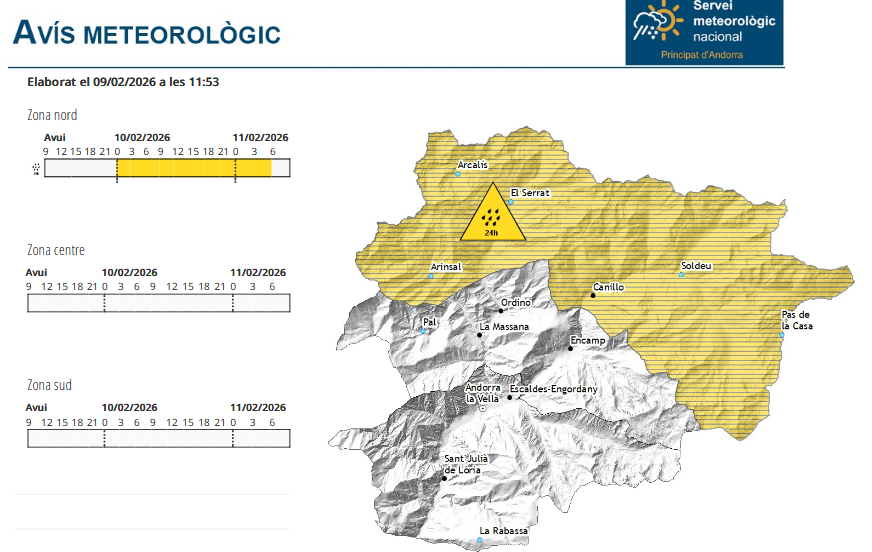 Servei Meteo d'Andorra tweet media