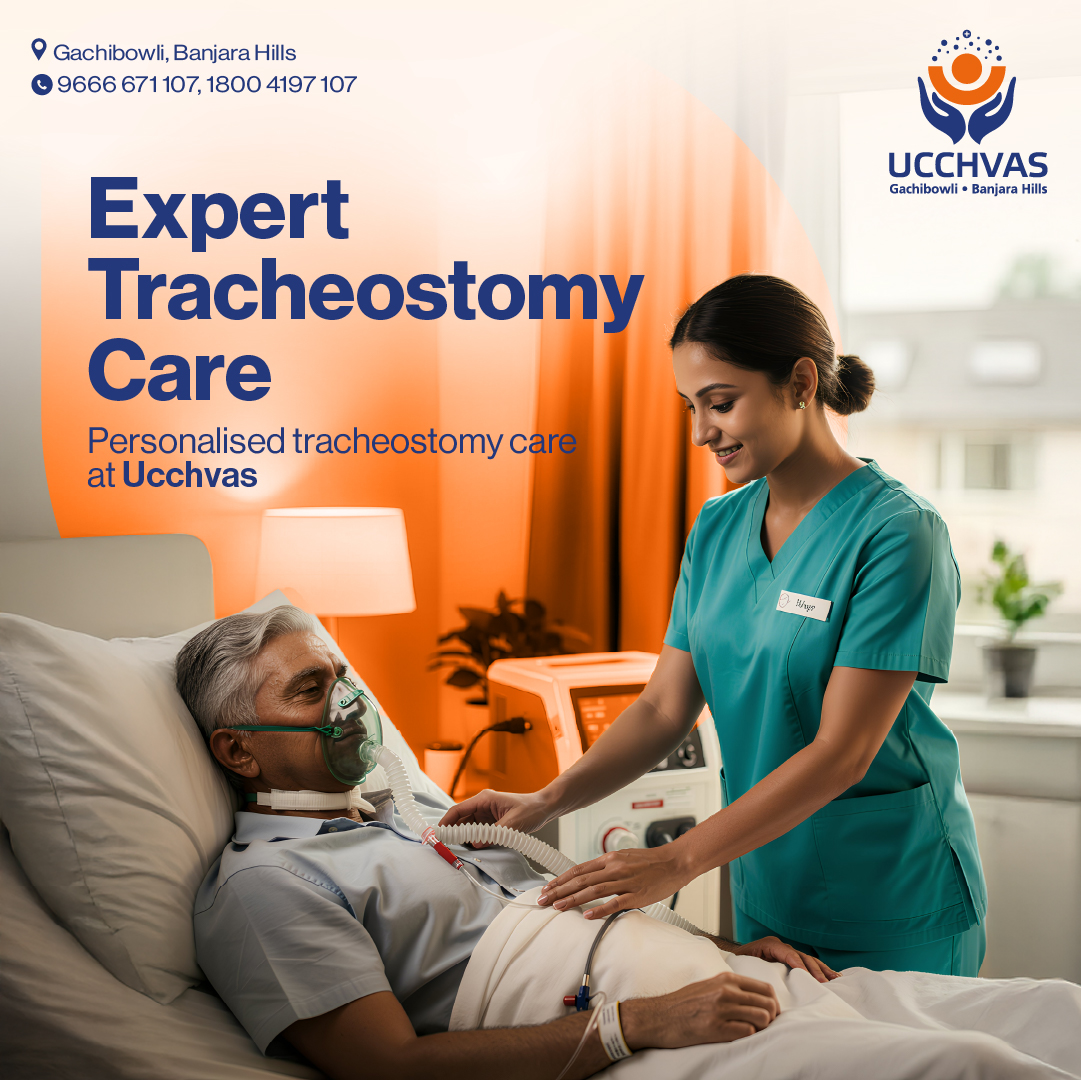 UcchvasC's tweet photo. At Ucchvas, we deliver personalized tracheostomy care that combines clinical excellence with genuine compassion, ensuring your loved ones receive expert respiratory management in a safe, dignified environment. 

#Ucchvas #rehabilitation #UcchvasRehabilitation #PhysiotherapyCare https://t.co/xJXeOj0yc3