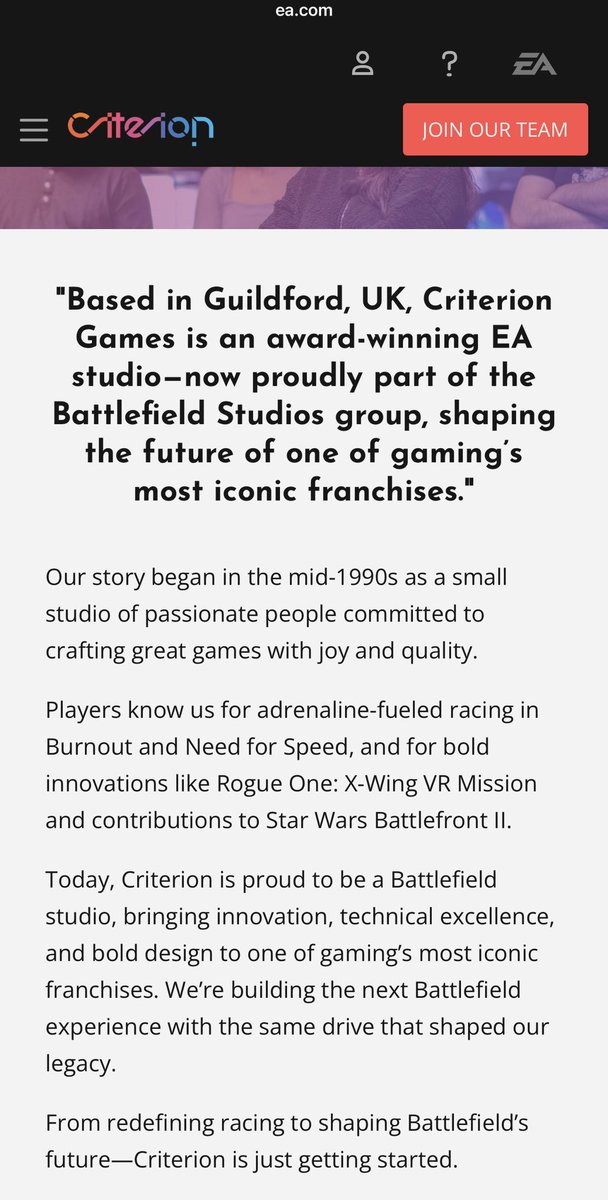 StephenRacing02's tweet photo. Ig its safe to assume Need For Speed is done as a farewell for the franchise, Criterion Games is a Battlefield studio for the future of the FPS franchise #Gaming #foryoupage #NeedForSpeed #Racing #CriterionGames #EA #EAGames https://t.co/YeoIud1KZd