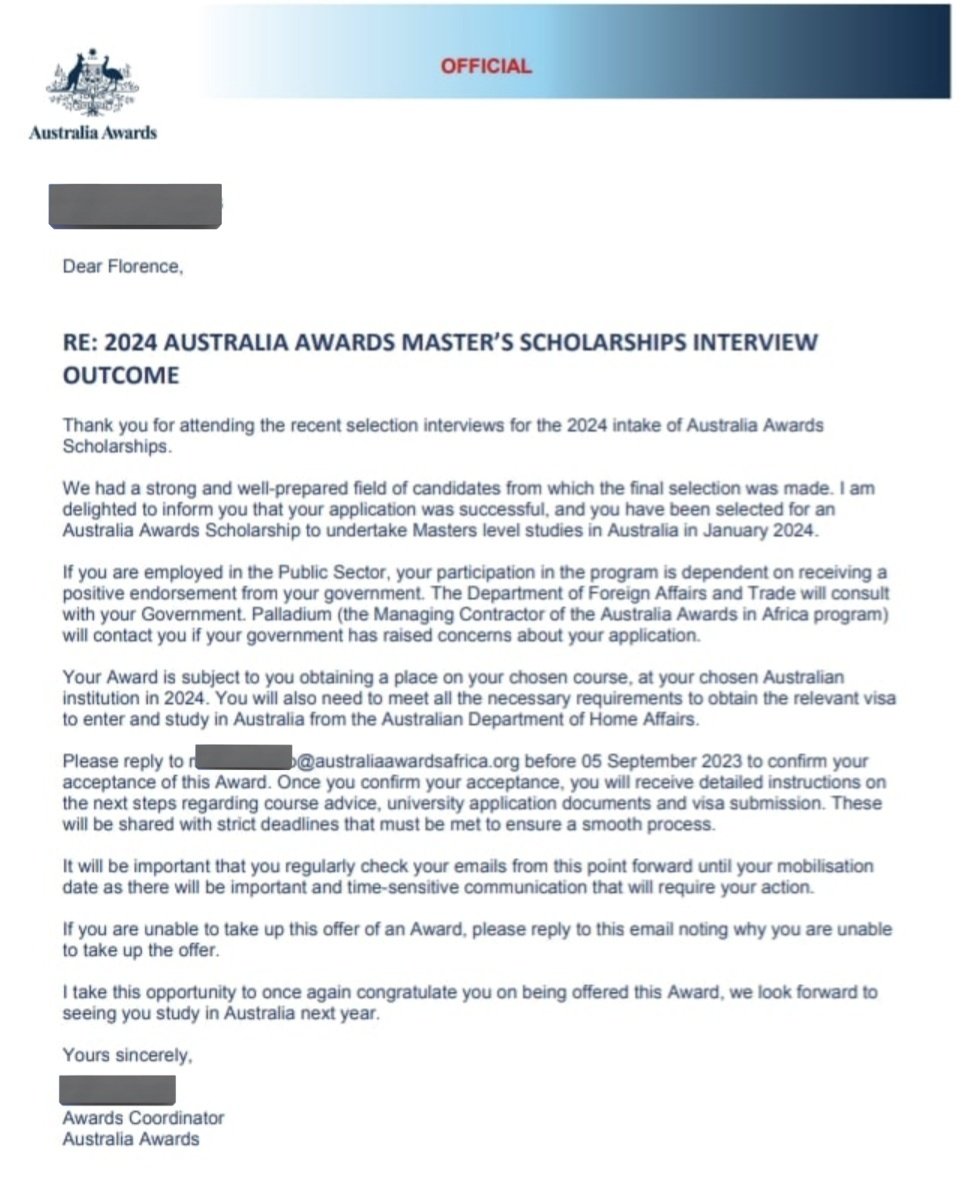 AgbogaVictor's tweet photo. How to apply for the Australia Awards Scholarships: step by step guidance from previous awardees.

I'm happy to share free step by step guidance drawing from the experiences of present &amp; past awardees from my network
Get it here 👇🏾
https://t.co/aqiXp2Iubh
No app fee, no agent https://t.co/62ZDN4oEpL