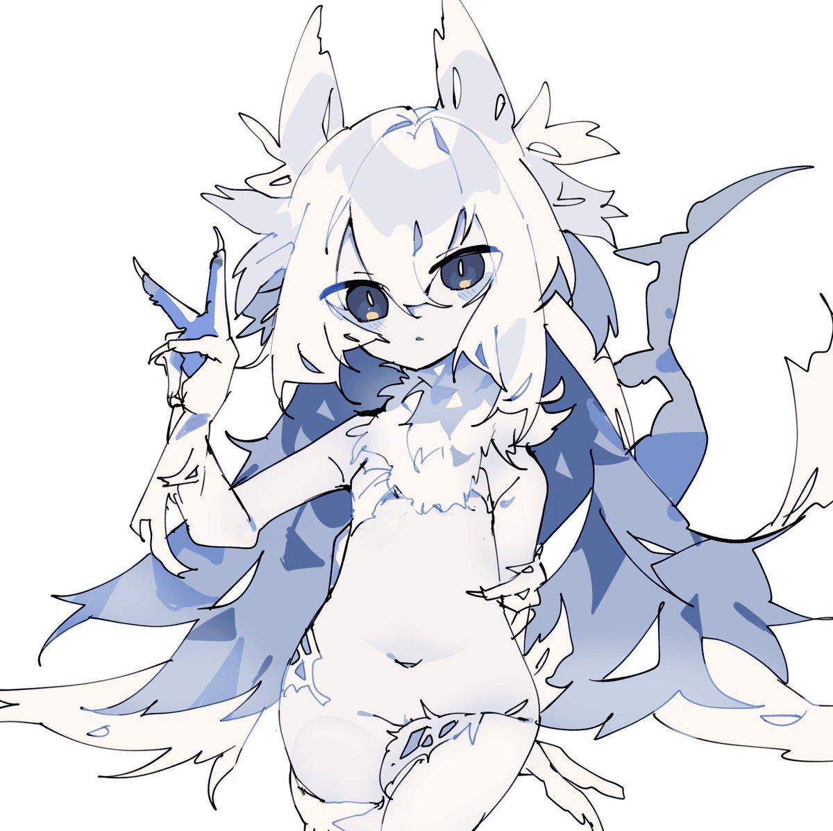 「白熾」|byaしおのイラスト