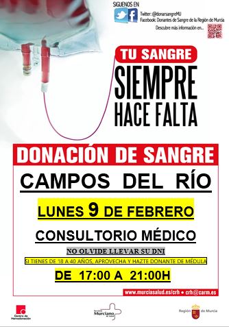 🩸Tu ayuda es necesaria para salvar vidas y tu tiempo es vida para muchos pacientes ,los Hospitales de la #RegióndeMucia siguen funcionando, se siguen haciendo #Cirugias y siguen habiendo enfermos oncológicos y hematológicos que te necesitan.

🩸Te esperamos esta tarde en🚑👇